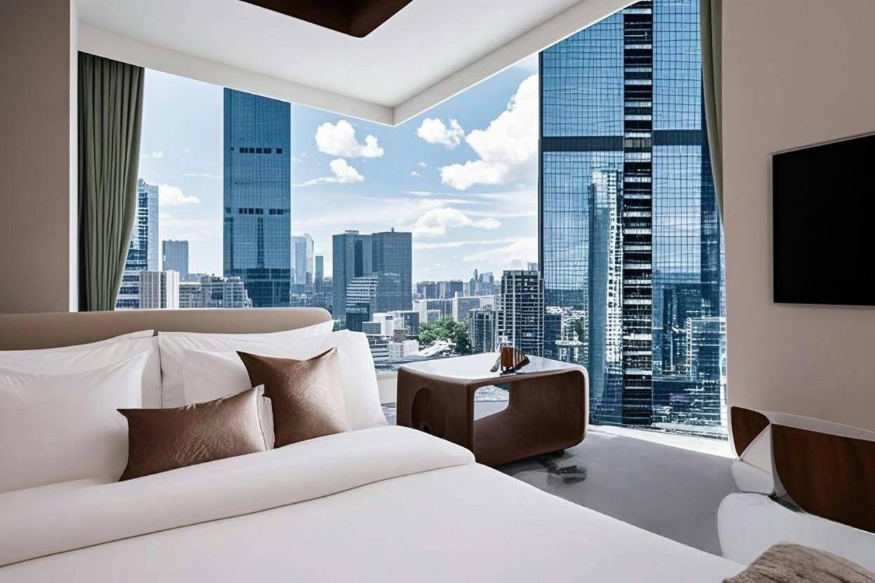 Yun Jin City View Hotel - Guangzhou Taikoo Hui Zhujiang New Town Tianhe Sports Center Екстер'єр фото